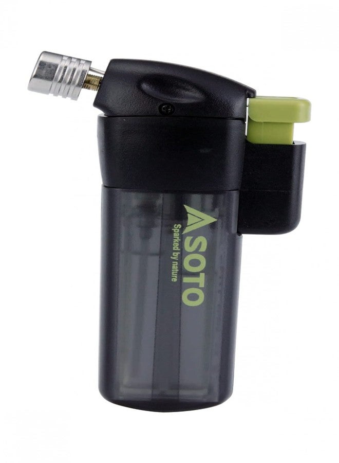 SOTO Butane Torch Lighter, Compact Windproof Pocket Lighter, Refillable, Adjustable Flame, Durable and Portable for Camping, Hiking, BBQs, and DIY Projects. Shipped Empty. - Image 1